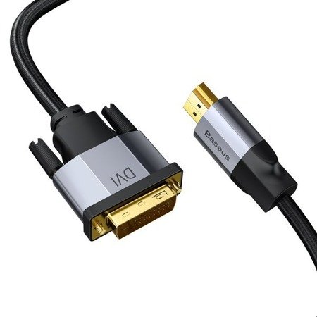 Baseus Enjoyment Series | Kabel HDMI - DVI oboustranný pozlacený 2m EOL